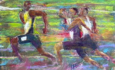 Run the Race by artist Alan Ehrlich